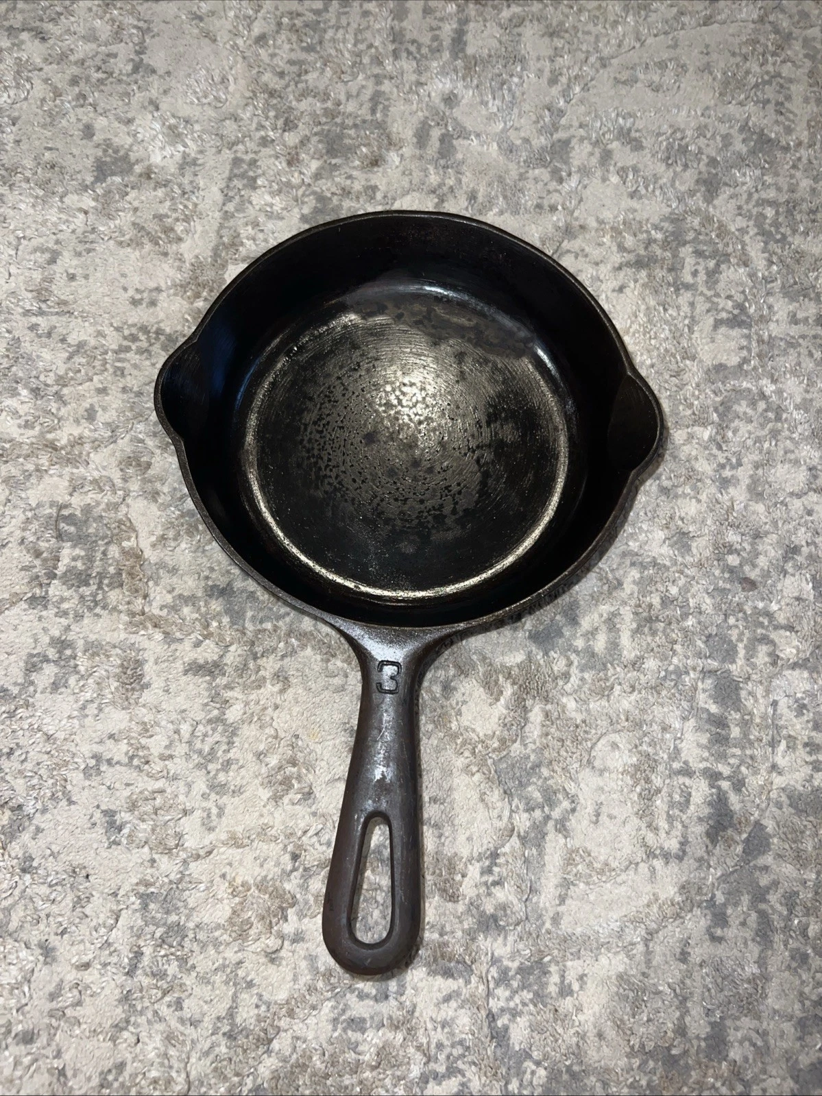 Griswold Cast Iron Skillet No 3 709 H Erie Pa Vintage Antique