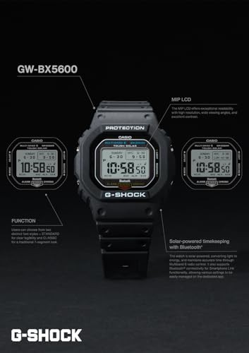 Casio G-Shock GW-BX5600-1A1JF All Black Bluetooth Tough Solar