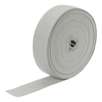 Elastic Bands for Sewing 1.1'' 10 Yard Neutral Grey
 Knit Elastic Spool