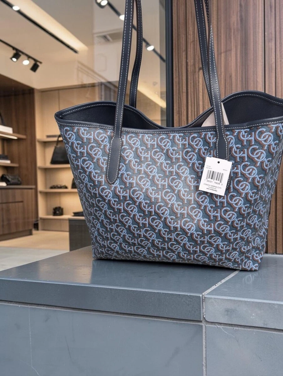 Coach Tote Blue Bags & Handbags for Women for sale - eBay