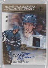 2023 Upper Deck SP Game Used Premium Materials 48/49 Henry Thrun #245 Auto 1p1w