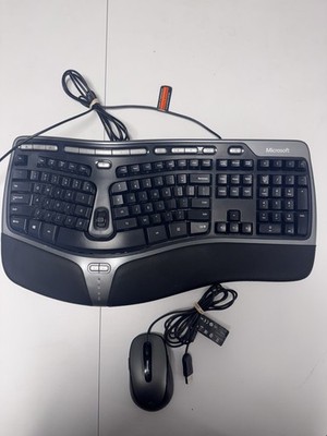 Microsoft Natural Ergonomic 4000 Keyboard + Comfort 4500 Mouse USB Comb Matching