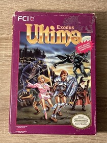 ULTIMA EXODUS Nintendo NES (1988) CIB Instructions Not Original TESTED ~ WORKS