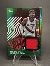 2025-26 Topps DEANDRE AYTON Own the Game Green /99 #OTGA-DA Patch Game Used