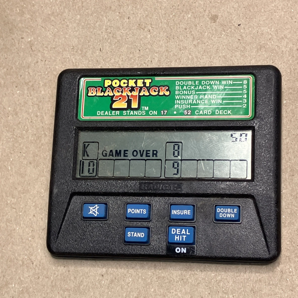 Blackjack Handheld Electronic Game Electronic Games for sale - eBay