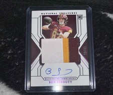 2024 National Treasures Ben Sinnott Rookie Patch Auto RC Purple #23/49