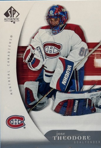 2005 SP Authentic Jose Theodore #51 card