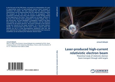Laser-produced high-current relativistic electron beam Arnaud Debayle