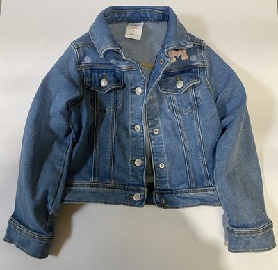 Disney Jumping Beans Minnie Mouse Denim Jean Jacket Girls Size 5