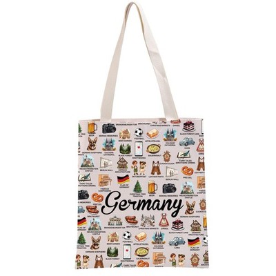 Germany Travel Tote Bag German Culture Handbag Tourism Gift Lover Souvenir
