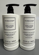 2 Pack Set Gilchrist  Soames LONDON Collection BODY LOTION 12.2oz pump