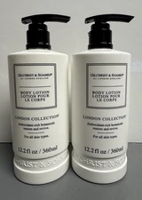 2 Pack Set Gilchrist & Soames LONDON Collection BODY LOTION 12.2oz pump