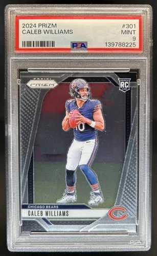 2024 Panini Prizm Caleb Williams RC Rookie #301 Bears PSA 9