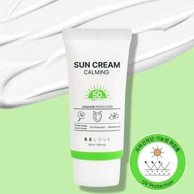BELOVE Calming Sun Cream 50ml SPF50+ PA++++ Daily Sunscreen UVA / UVB Protection