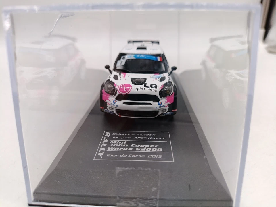 Mini John Cooper Works Rally Tour de Corse 2013 #8 Sarrazin 1/43 Ixo Models §§ - Immagine 2 di 4
