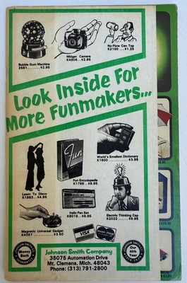 1979 Johnson Smith TOY NOVELTY Catalog Monsters Poster Magic Halloween Christmas