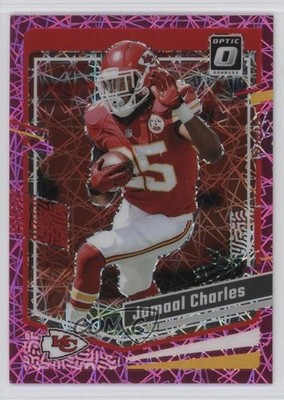 2023 Panini Donruss Optic Pink Velocity Prizm 45/79 Jamaal Charles #91 0d94