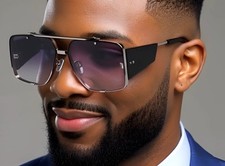Sunglasses Men Square Hip Hop Style Cholo Outfit Shades Gangster Rapper Classy