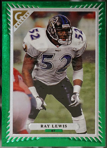 1997 Topps Gallery Ray Lewis #67 card