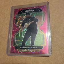 Panini 2022 Prizm Draft Picks Kumar Rocker Cracked Ice Pink #PDP3 Baseball