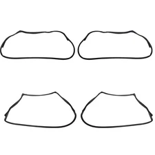 Front & Rear Door Weatherstrip Seal Kit Set of 4 for Jeep Wrangler New
