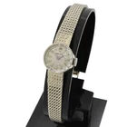 Vintage Ladies' Rolex 15mm 14KWG Silver Dial Cocktail Wristwatch #W292141-1