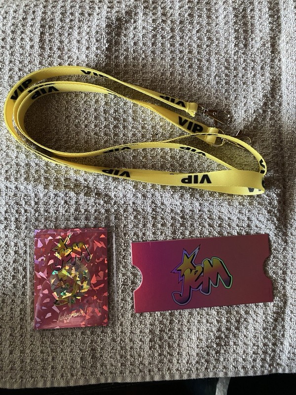 The Loyal Subjects TLS Jem And The Holograms Lanyard Ticket And ID Badge
