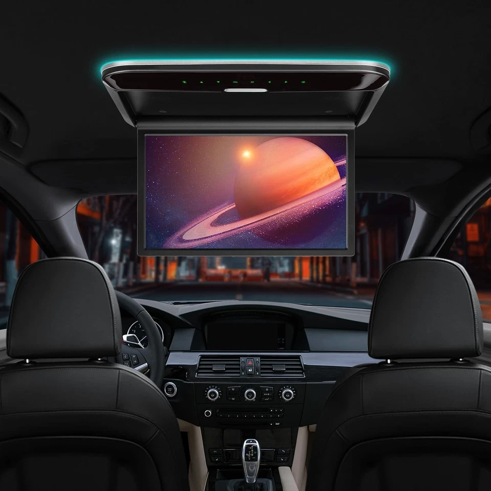 14-Inch Roof-Mounted Monitor for Car with 1080P Support & Bluetooth Audio - Image 3 of 4