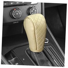 Leather Gear Shift Cover Diamond Embroidery Design,Durable Shift Knob Cover