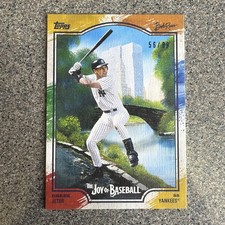 2025 Topps X Bob Ross the Joy of Baseball - Derek Jeter #70 Paint Splatter /99