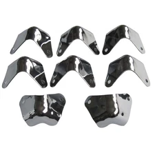 8PCS Metal 2-Leg Guitar AMP Amplifier Cabinet Corners Protectors For Fender