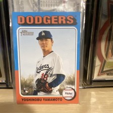 2024 Topps Heritage High Number Yoshinobu Yamamoto Rookie RC #553 Dodgers
