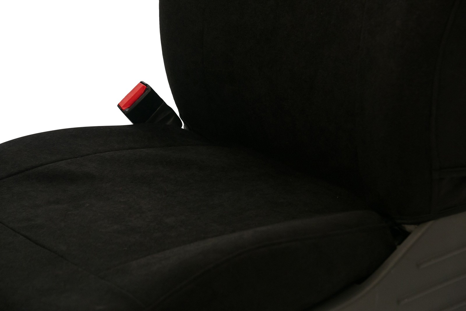 For Ford Focus 16-18 Saddleman Microsuede 2nd Row Black Custom Seat Covers