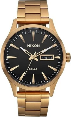 NIXON Sentry Solar A1346-100m Resistente al Agua Acero Inoxidable Alimentado por Energía Solar - Imagen 1 de 4