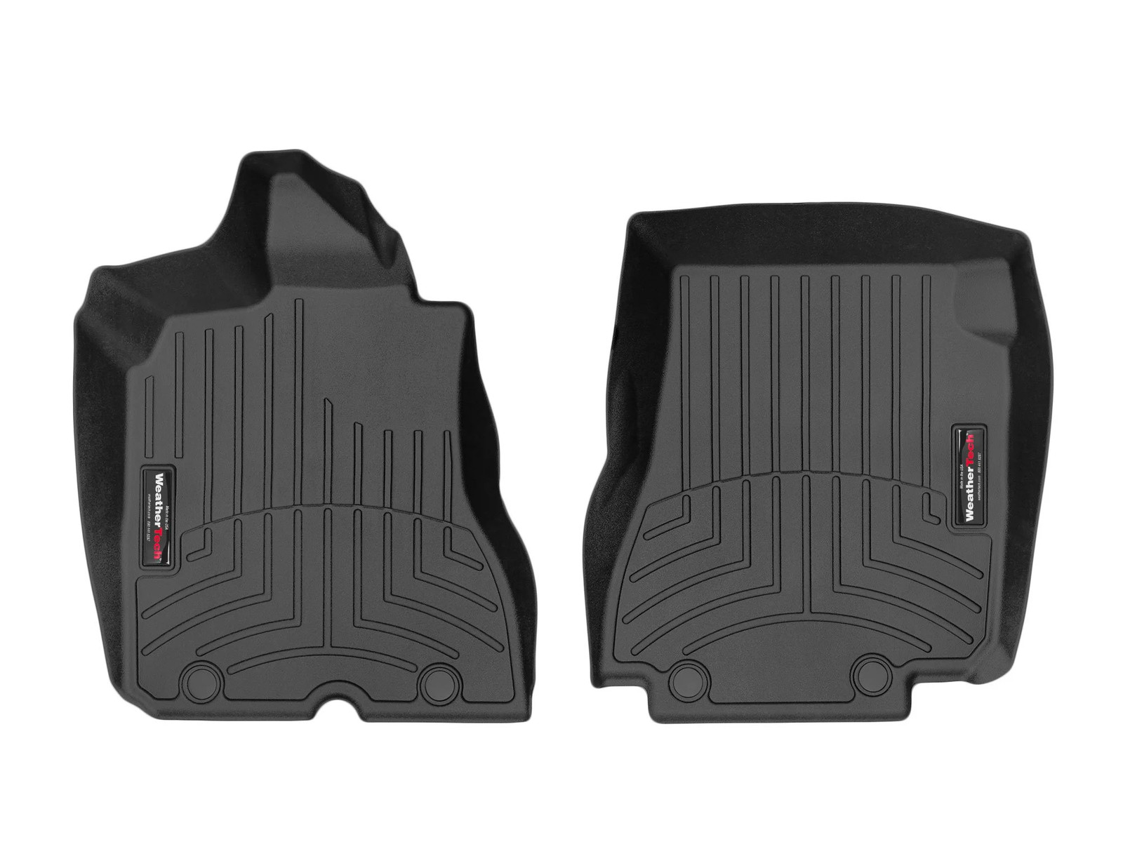 WeatherTech FloorLiner for 2018-2018 Ferrari 812 Superfast - 1st Row, Black