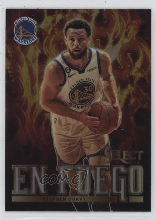 2022-23 Panini Select En Fuego Silver Prizm Stephen Curry #3 1c3k