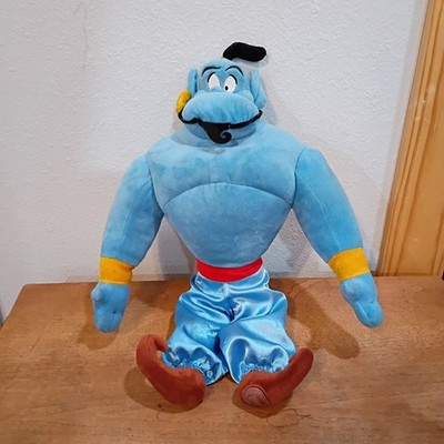 Disney Aladdin Genie Plush doll Stuffed Toy 18'' Authentic Disney Stains See Pics