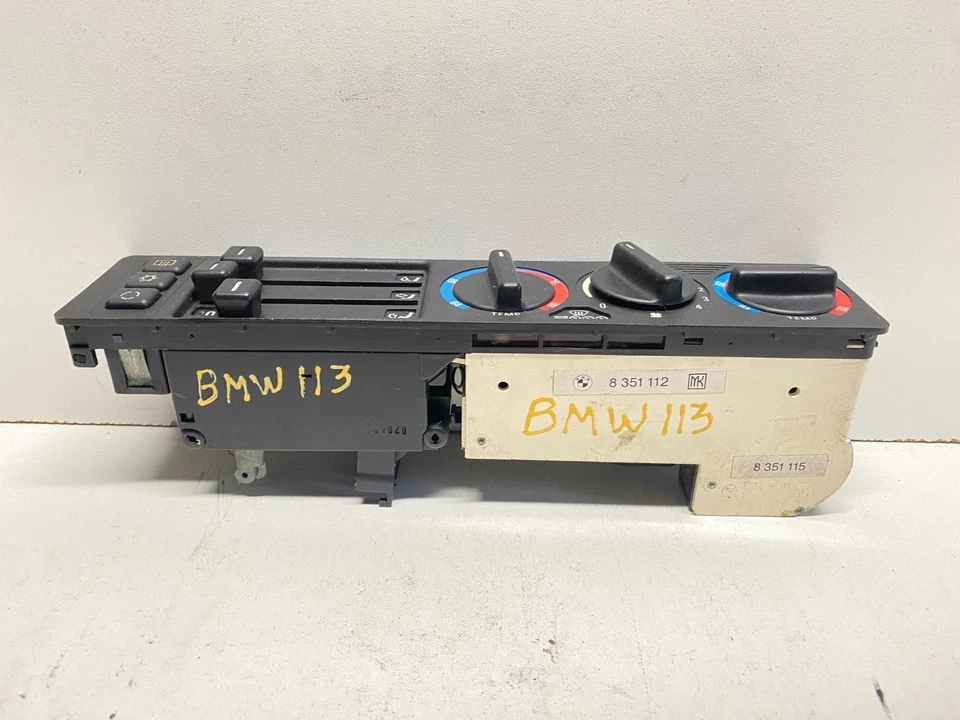 1989-1995 BMW 525i TEMPERATURE CLIMATE CONTROL OEM, 655-50477 - Image 3 of 4