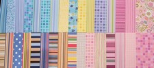32 sheets of Rare Scrapbooking Paper: Assorted 12" x 12" Single-Sided Asst. E