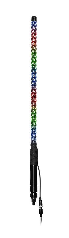 Boss Audio 2 Foot RGB LED Whip Flag w/Bluetooth Controller ATV/UTV XP2 63-8093