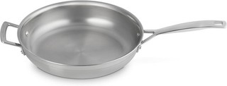 3 Ply Stainless Steel Uncoated Frying Pan 28 x 6 cm 96200228001100 Silver