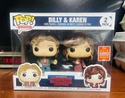 Funko Pop! 2-Pack Billy & Karen Stranger Things 2018 SDCC Exclusive. Mint OOP A+