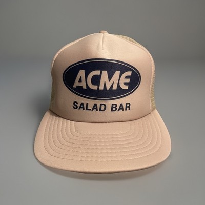rucker Hat Snapback Cap ACME Food Service Salad Bar NWOT