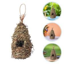 2 Pcs Woven Hummingbird Houses Grass Nest Nests for Crafts