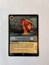 Disney Lorcana Simba Kämpfender Prinz Karte 192/204 Die Tintenlande