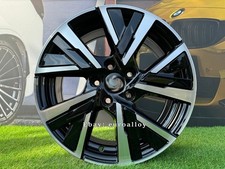 4X R17 Pouce 4x108 Peugeot 208 Style Noir Poli Roues : Pour 2008 5008