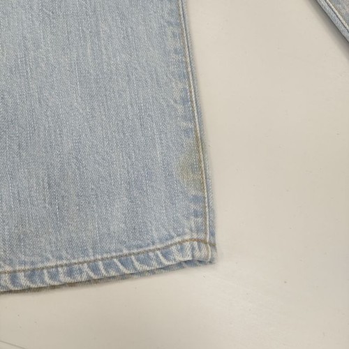 Pantalones de mezclilla para mujer 45R talla 29 azul claro Hikohime Hikehime usados - Imagen 7 de 10