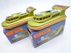 VINTAGE MATCHBOX SUPERFAST No.2f RESCUE HOVERCRAFT PAIR IN ORIGINAL BOXES 1976