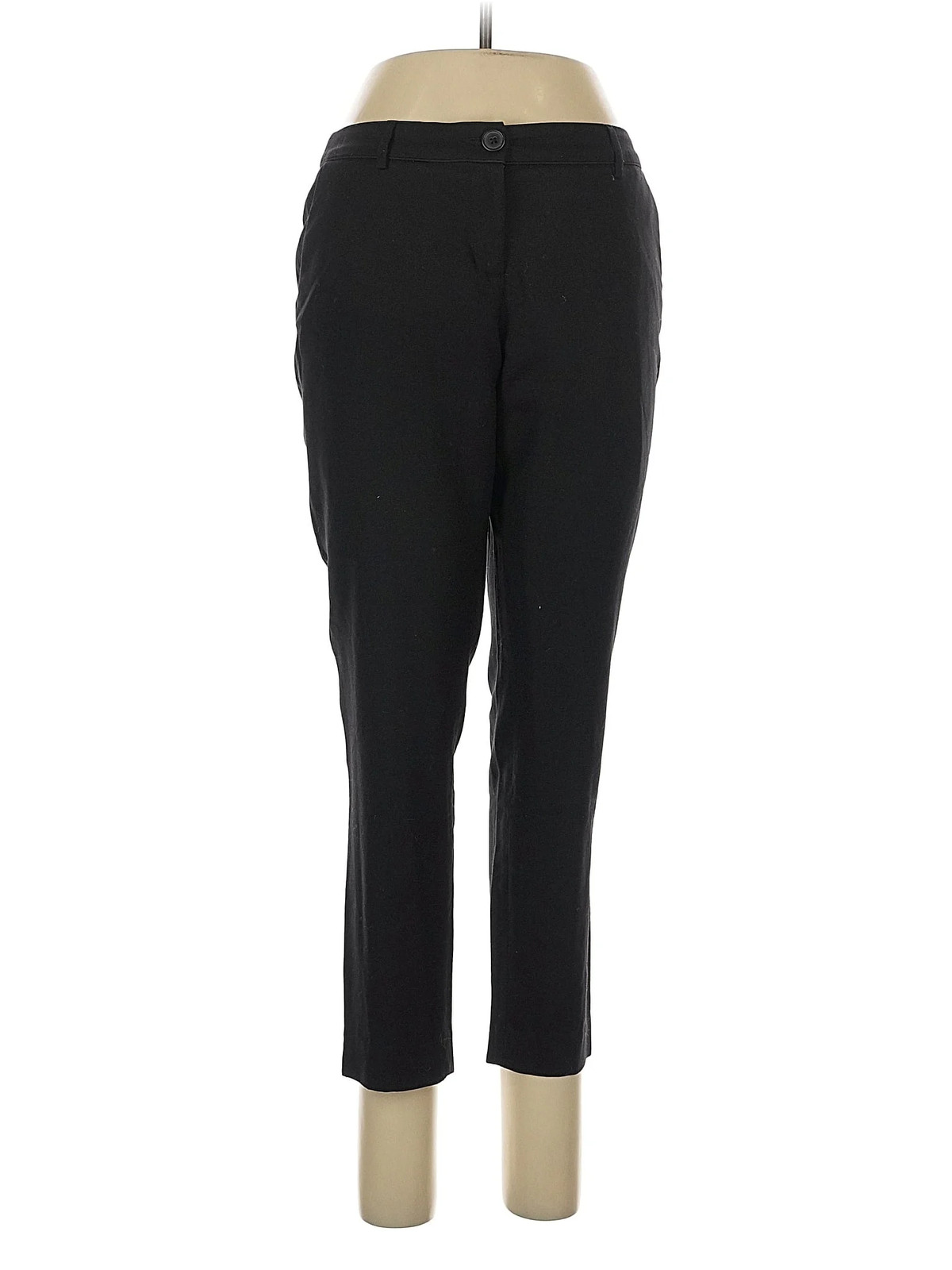 Boden Women Black Wool Pants 10 - image 1