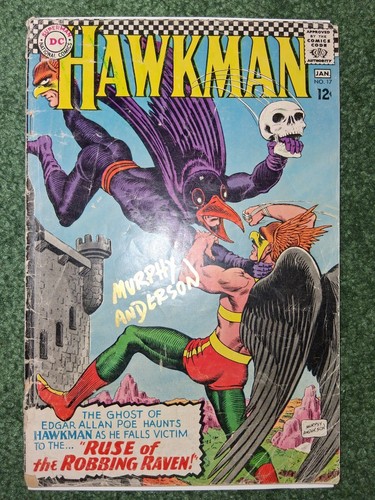 Hawkman #17, DC Comics Silver Age 1967 GD Murphy Anderson signiert